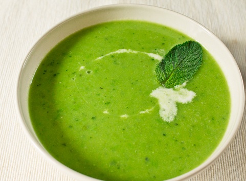 Суп из зелёного горошка 1